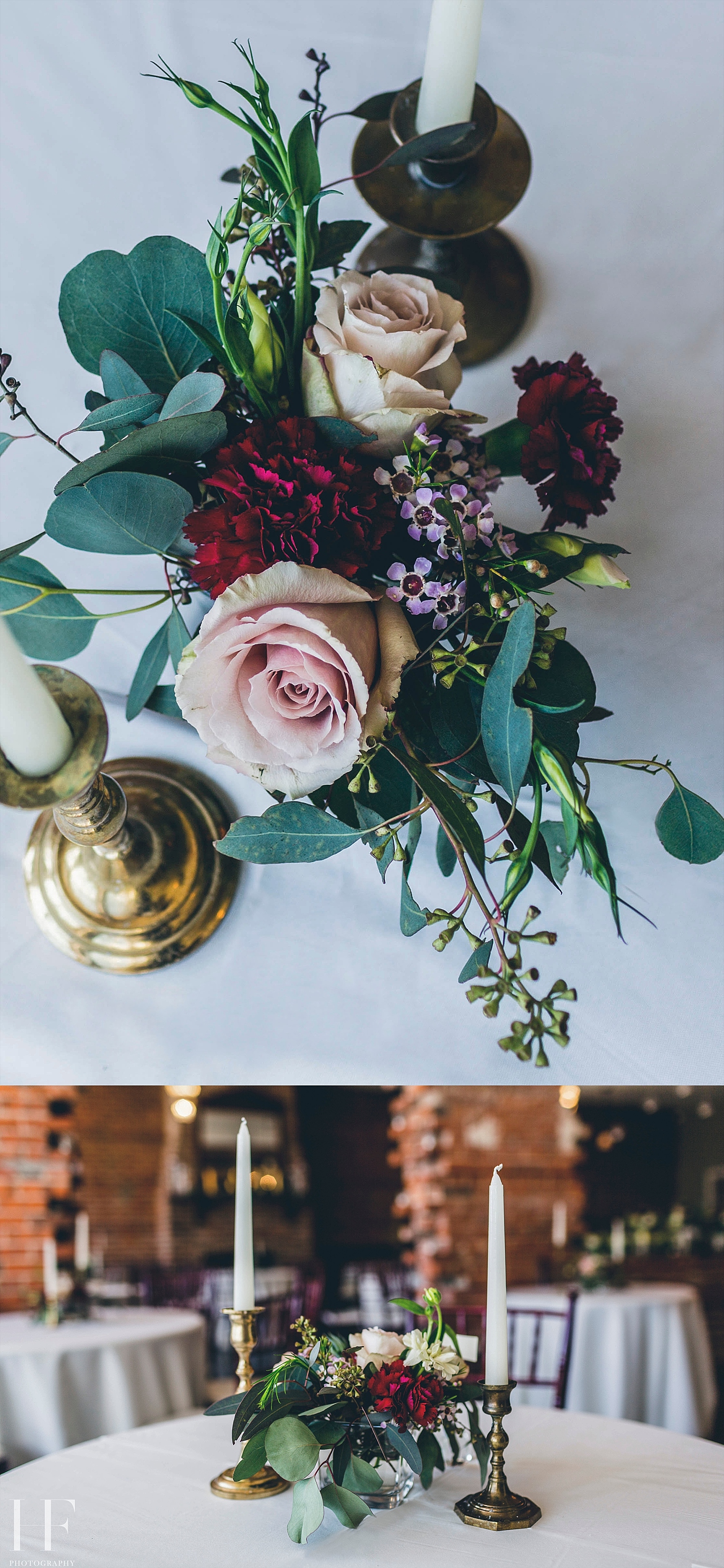 Cajun Cafe wedding florals